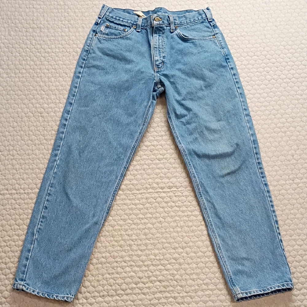 Carhartt Men's 33 X 31  Relaxed Fit Blue Jeans